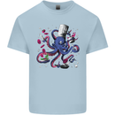 Octo Chef Funny Octopus Cook Cooking Kids T-Shirt Childrens Light Blue