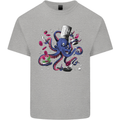 Octo Chef Funny Octopus Cook Cooking Kids T-Shirt Childrens Sports Grey