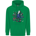 Octo Chef Funny Octopus Cook Cooking Mens 80% Cotton Hoodie Irish Green