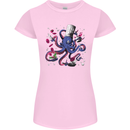 Octo Chef Funny Octopus Cook Cooking Womens Petite Cut T-Shirt Light Pink