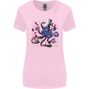 Octo Chef Funny Octopus Cook Cooking Womens Wider Cut T-Shirt Light Pink