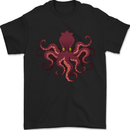 Octopus Cthulhu Kraken Squid Scuba Diving Mens T-Shirt 100% Cotton Black