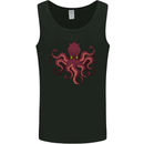 Octopus Cthulhu Kraken Squid Scuba Diving Mens Vest Tank Top Black