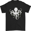 Octopus Cthulhu Squid Kraken Scuba Diving Mens T-Shirt 100% Cotton Black