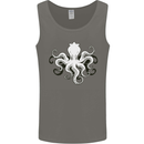 Octopus Cthulhu Squid Kraken Scuba Diving Mens Vest Tank Top Charcoal