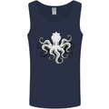 Octopus Cthulhu Squid Kraken Scuba Diving Mens Vest Tank Top Navy Blue