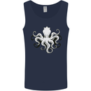 Octopus Cthulhu Squid Kraken Scuba Diving Mens Vest Tank Top Navy Blue