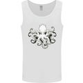 Octopus Cthulhu Squid Kraken Scuba Diving Mens Vest Tank Top White