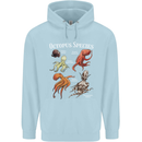 Octopus Species Scuba Diving Ocean Childrens Kids Hoodie Light Blue