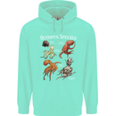 Octopus Species Scuba Diving Ocean Childrens Kids Hoodie Peppermint