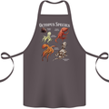 Octopus Species Scuba Diving Ocean Cotton Apron 100% Organic Dark Grey