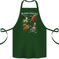 Octopus Species Scuba Diving Ocean Cotton Apron 100% Organic Forest Green