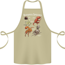 Octopus Species Scuba Diving Ocean Cotton Apron 100% Organic Khaki