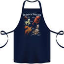 Octopus Species Scuba Diving Ocean Cotton Apron 100% Organic Navy Blue