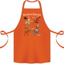 Octopus Species Scuba Diving Ocean Cotton Apron 100% Organic Orange