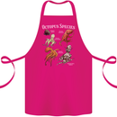 Octopus Species Scuba Diving Ocean Cotton Apron 100% Organic Pink