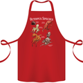 Octopus Species Scuba Diving Ocean Cotton Apron 100% Organic Red
