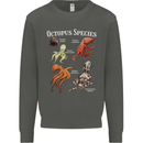 Octopus Species Scuba Diving Ocean Kids Sweatshirt Jumper Storm Grey