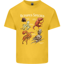 Octopus Species Scuba Diving Ocean Kids T-Shirt Childrens Yellow