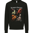Octopus Species Scuba Diving Ocean Mens Sweatshirt Jumper Black