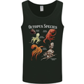 Octopus Species Scuba Diving Ocean Mens Vest Tank Top Black