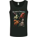 Octopus Species Scuba Diving Ocean Mens Vest Tank Top Black