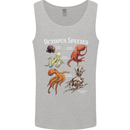 Octopus Species Scuba Diving Ocean Mens Vest Tank Top Sports Grey
