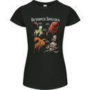 Octopus Species Scuba Diving Ocean Womens Petite Cut T-Shirt Black