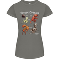 Octopus Species Scuba Diving Ocean Womens Petite Cut T-Shirt Charcoal
