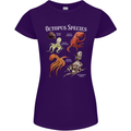 Octopus Species Scuba Diving Ocean Womens Petite Cut T-Shirt Purple