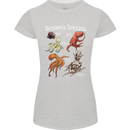 Octopus Species Scuba Diving Ocean Womens Petite Cut T-Shirt Sports Grey