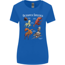 Octopus Species Scuba Diving Ocean Womens Wider Cut T-Shirt Royal Blue