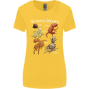 Octopus Species Scuba Diving Ocean Womens Wider Cut T-Shirt Yellow