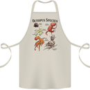 Octopus Species Sealife Scuba Diving Cotton Apron 100% Organic Natural