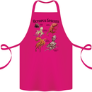 Octopus Species Sealife Scuba Diving Cotton Apron 100% Organic Pink