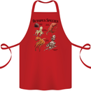 Octopus Species Sealife Scuba Diving Cotton Apron 100% Organic Red