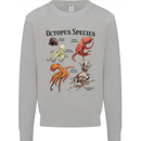 Octopus Species Sealife Scuba Diving Kids Sweatshirt Jumper Sports Grey