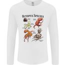 Octopus Species Sealife Scuba Diving Mens Long Sleeve T-Shirt White