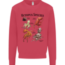 Octopus Species Sealife Scuba Diving Mens Sweatshirt Jumper Heliconia