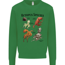 Octopus Species Sealife Scuba Diving Mens Sweatshirt Jumper Irish Green