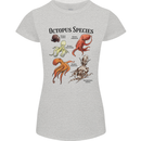 Octopus Species Sealife Scuba Diving Womens Petite Cut T-Shirt Sports Grey