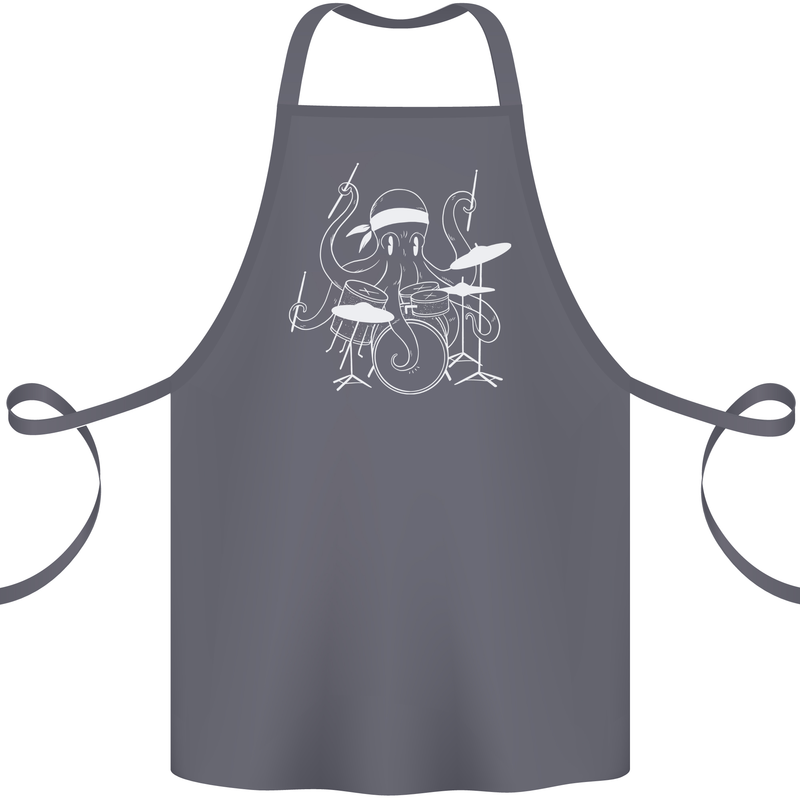 Octoput Drummer Rock Band Drumming Drum Cotton Apron 100% Organic Steel