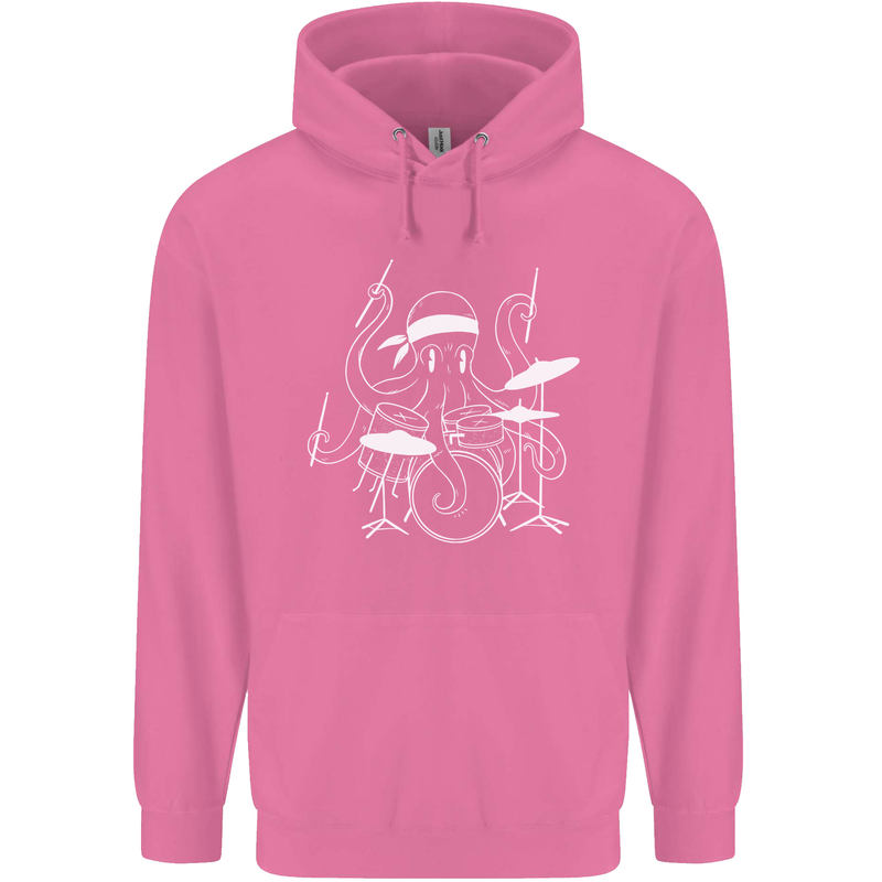 Octoput Drummer Rock Band Drumming Drum Mens 80% Cotton Hoodie Azelea