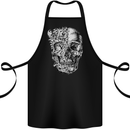 Odd Skull Cotton Apron 100% Organic Black