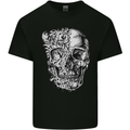 Odd Skull Mens Cotton T-Shirt Tee Top Black