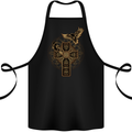 Odin Celtic Raven Viking Thor Ragnar Norse Cotton Apron 100% Organic Black