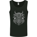 Odin Norse God With Skulls and Crows Viking Mens Vest Tank Top Black