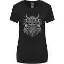 Odin Norse God With Skulls and Crows Viking Womens Wider Cut T-Shirt Black