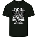 Odin Valhalla Viking Warrior Mens Cotton T-Shirt Tee Top Black