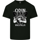 Odin Valhalla Viking Warrior Mens Cotton T-Shirt Tee Top Black